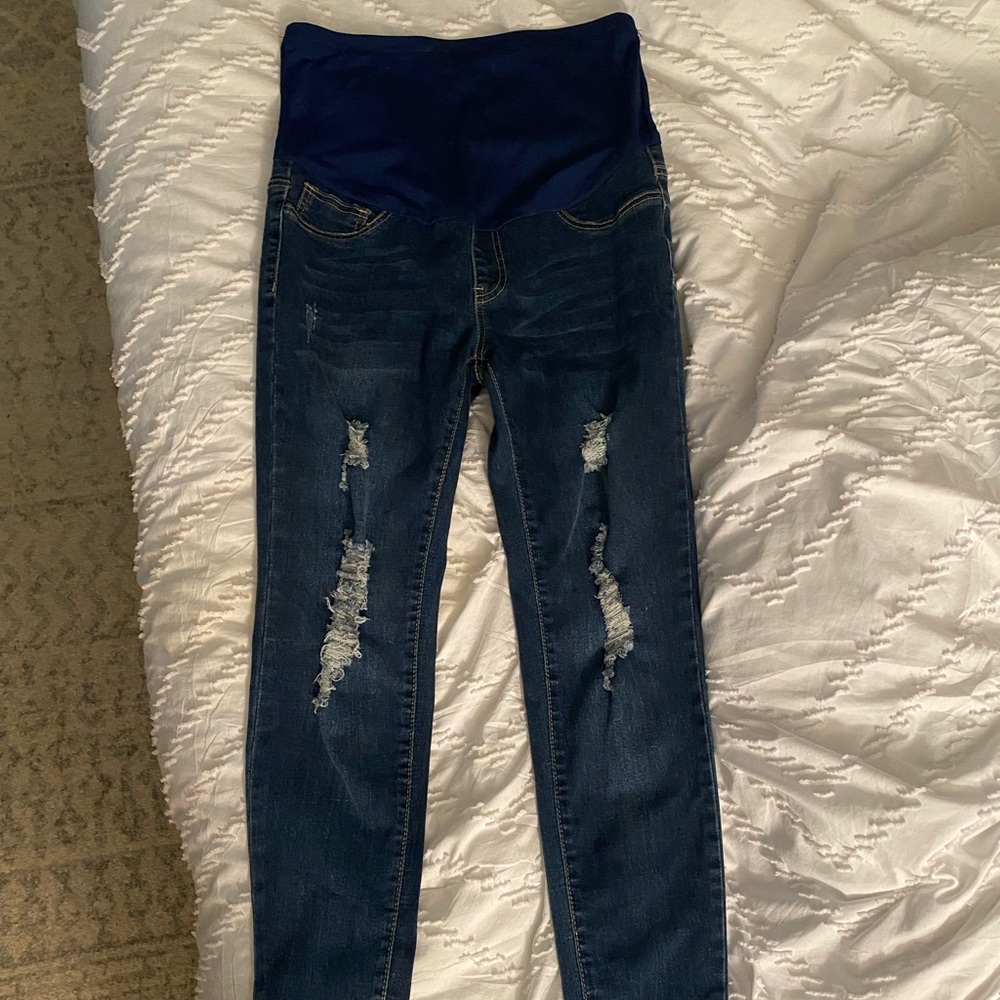 Maternity Jeans - Size S - Worn once - Stretchy